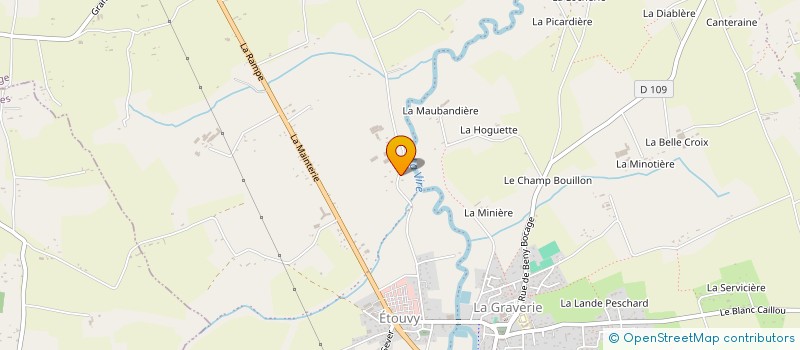 localisation de l'entreprise SCI LA RABELLIERE à SOULEUVRE EN BOCAGE