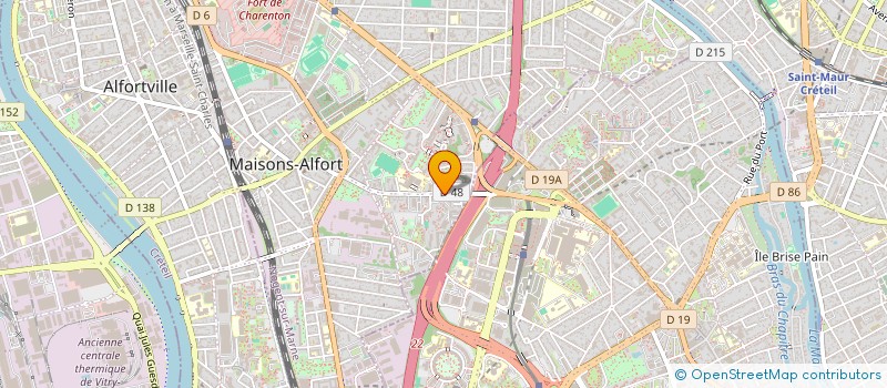 localisation de l'entreprise SCI LA RABETTE à MAISONS-ALFORT