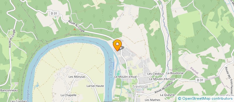 localisation de l'entreprise SCI LA RABOLIERE  TREMOLAT