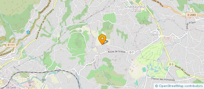 localisation de l'entreprise SCI LA RABOUILLERE  CHATEAUNEUF-GRASSE