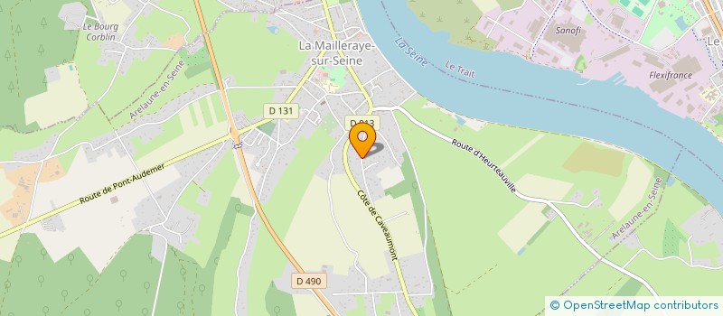 localisation de l'entreprise SCI LA RABOUILLERE  ARELAUNE-EN-SEINE