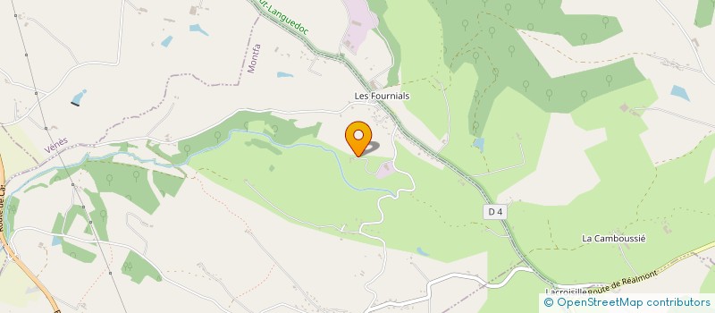 localisation de l'entreprise SCI LA RACHOUNE TESTE  MONTFA