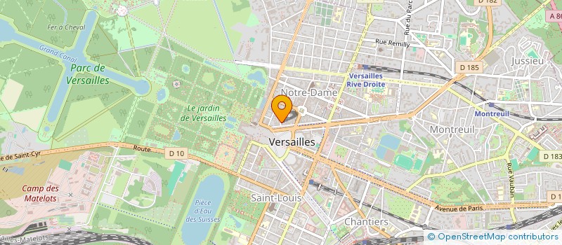 localisation de l'entreprise SCI LA RAFFINIE à VERSAILLES