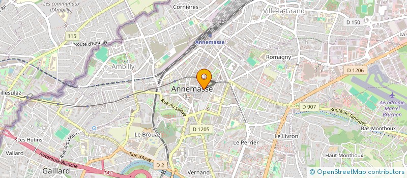 localisation de l'entreprise SCI LA RAGE DEDANS à ANNEMASSE