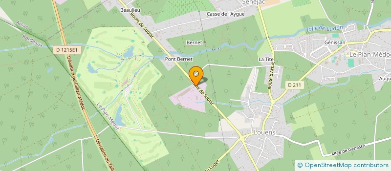 localisation de l'entreprise SCI LA RAGUENERIE  LE PIAN-MEDOC