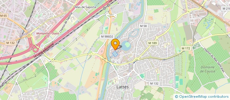 localisation de l'entreprise SCI LA RAINETTE à LATTES