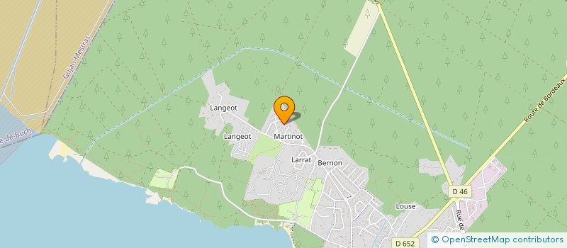 localisation de l'entreprise SCI LA RAINETTE  SANGUINET