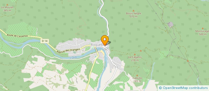 localisation de l'entreprise SCI LA RAJOLE  ROQUEBRUN