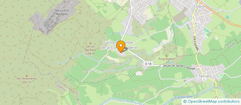 localisation de l'entreprise SCI LA RAMPE  LLUPIA