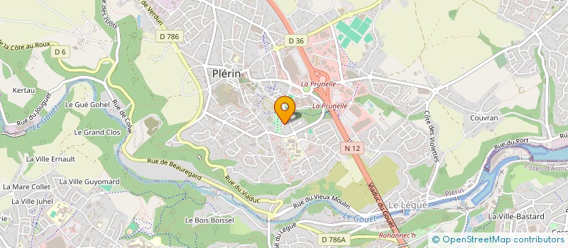 localisation de l'entreprise SCI LA RANDO  PLERIN