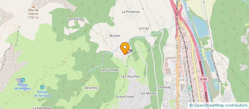 localisation de l'entreprise SCI LA RANDONNEE à SALLANCHES