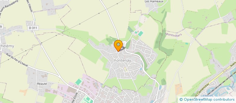 localisation de l'entreprise SCI LA RANDOUERIE  FONTENAY