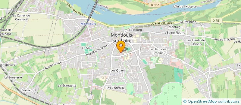localisation de l'entreprise SCI LA RANGEE à MONTLOUIS-SUR-LOIRE