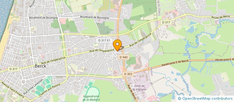 localisation de l'entreprise SCI LA RANGEOISE à BERCK