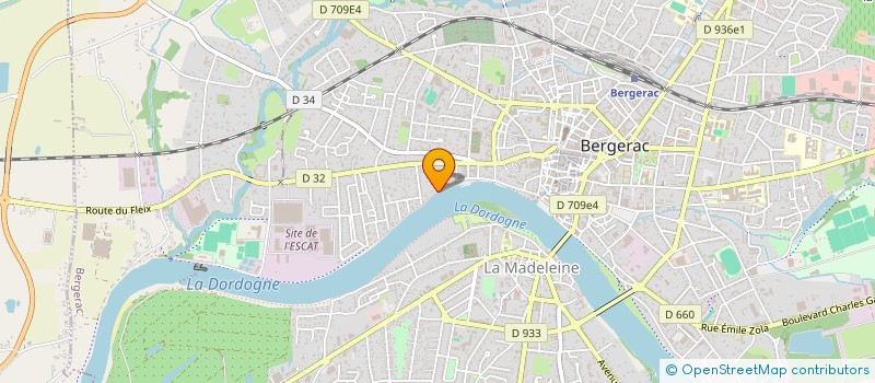 localisation de l'entreprise SCI LA RASPIERRE à BERGERAC
