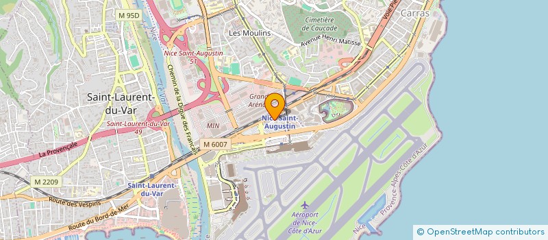 localisation de l'entreprise SCI LA RATONNIERE  NICE