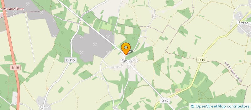 localisation de l'entreprise SCI LA RAVELINE à AUSSAC-VADALLE