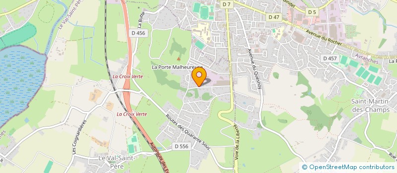 localisation de l'entreprise SCI LA REALE  LE VAL-SAINT-PERE