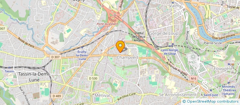 localisation de l'entreprise SCI LA REALE  LYON