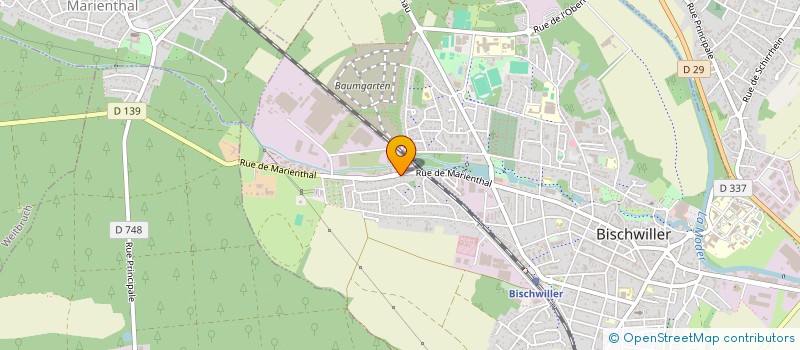 localisation de l'entreprise SCI LA RECOLINE  BISCHWILLER