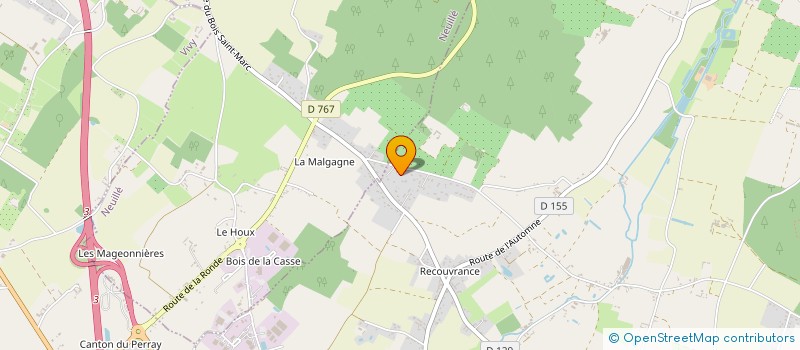 localisation de l'entreprise SCI LA RECOUVRANCE  ALLONNES