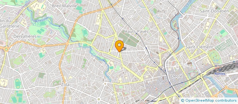 localisation de l'entreprise SCI LA RECOUVRANCE à NANTES