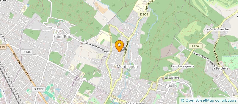 localisation de l'entreprise SCI LA REGAUDIE  MONTLIGNON