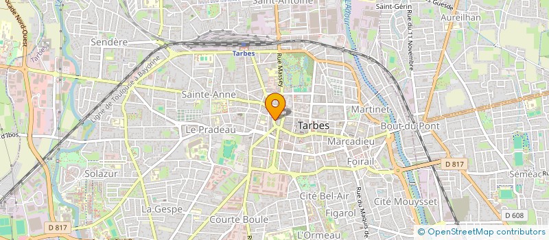 localisation de l'entreprise SCI LA REGENCE  TARBES