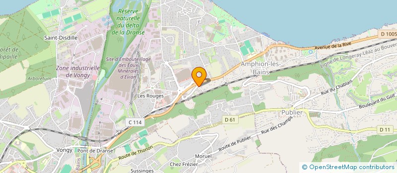 localisation de l'entreprise SCI LA REGENCE  PUBLIER