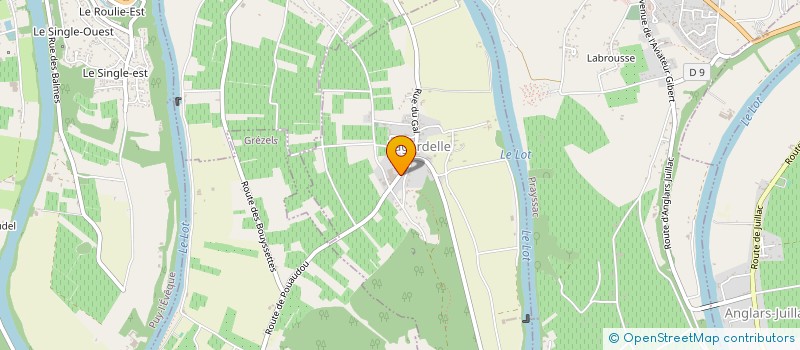 localisation de l'entreprise SCI LA REILLE  LAGARDELLE