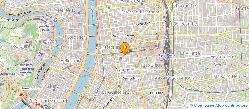 localisation de l'entreprise SCI LA REINE  LYON