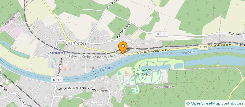 localisation de l'entreprise SCI LA REINE BLANCHE  CHARTRETTES