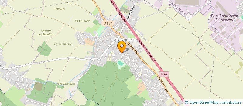 localisation de l'entreprise SCI LA REINE LIVE  AIX-NOULETTE