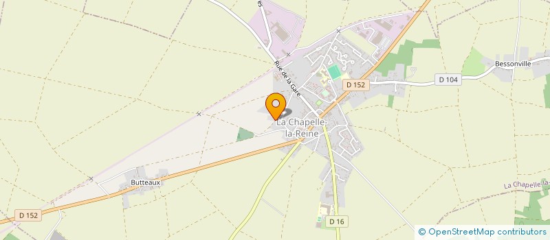 localisation de l'entreprise SCI LA REINE MORLET  LA CHAPELLE-LA-REINE