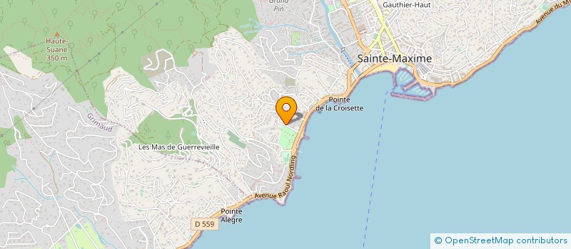 localisation de l'entreprise SCI LA REINERIE à SAINTE-MAXIME