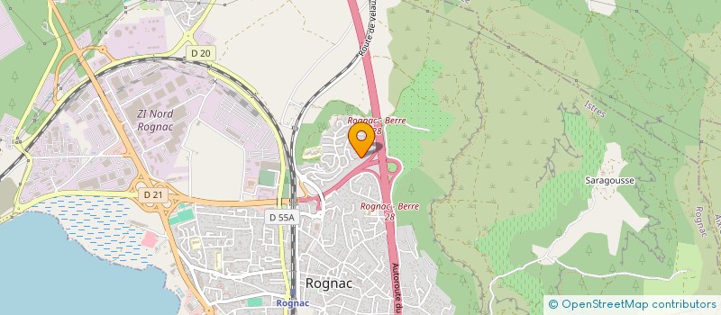 localisation de l'entreprise SCI LA RELEVE  ROGNAC