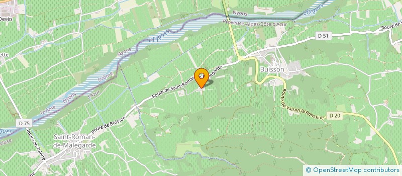localisation de l'entreprise SCI LA REMISE DE LA VILLASSE  BUISSON