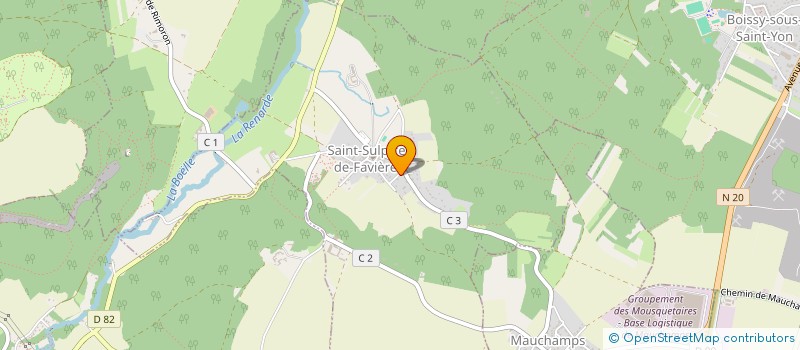 localisation de l'entreprise SCI LA REMISE DE ST SULPICE  SAINT-SULPICE-DE-FAVIERES