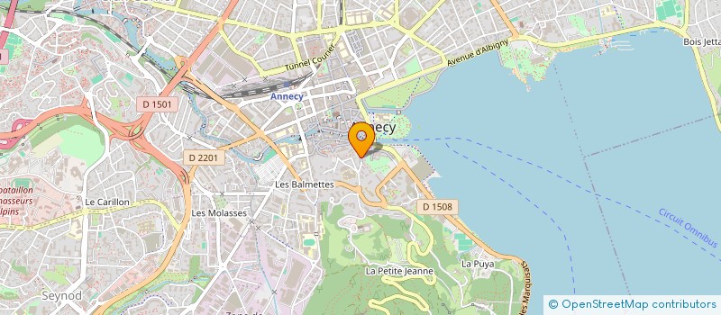 localisation de l'entreprise SCI LA RENAISSANCE à ANNECY