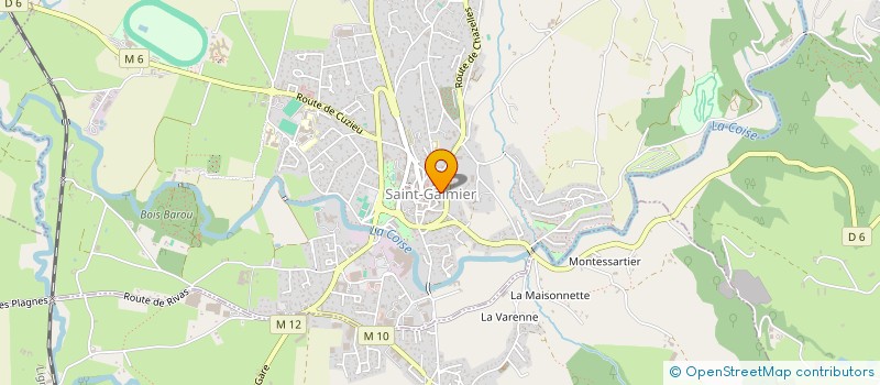 localisation de l'entreprise SCI LA RENAISSANCE  SAINT-GALMIER