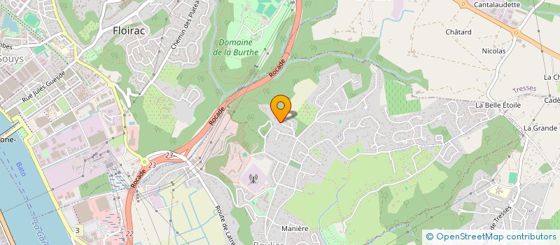 localisation de l'entreprise SCI LA RENAISSANCE  BOULIAC