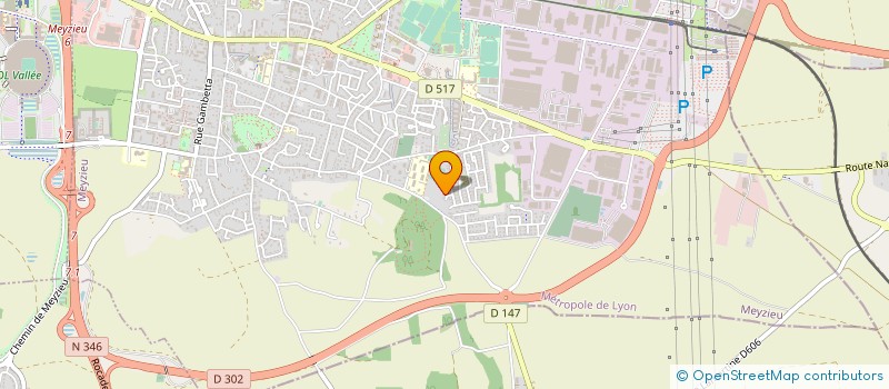 localisation de l'entreprise SCI LA RENAISSANCE  MEYZIEU