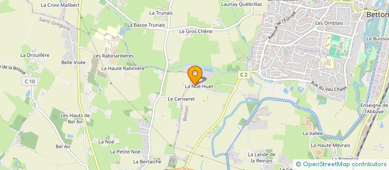 localisation de l'entreprise SCI LA RENAISSANCE  SAINT-GREGOIRE