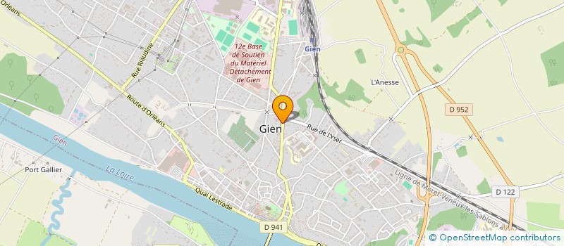 localisation de l'entreprise SCI LA RENAISSANCE à GIEN