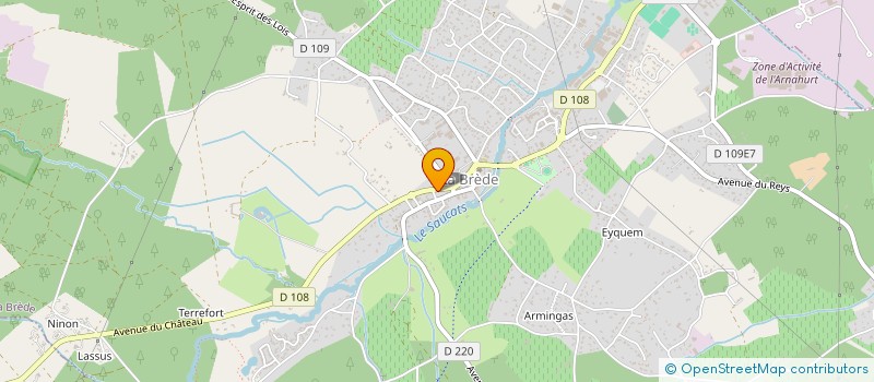 localisation de l'entreprise SCI LA RENAISSANCE  LA BREDE