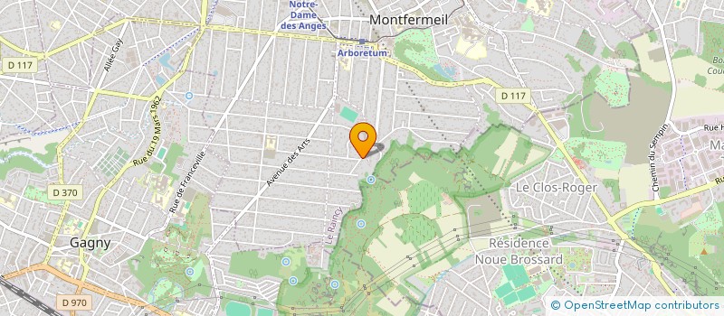 localisation de l'entreprise SCI LA RENAISSANCE à MONTFERMEIL