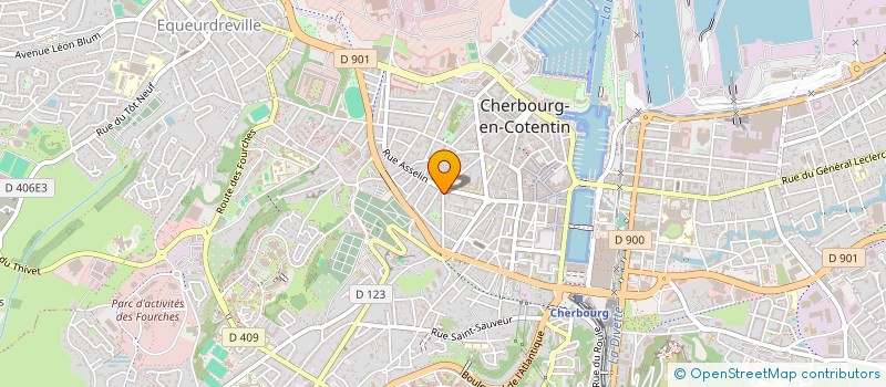 localisation de l'entreprise SCI LA RENAISSANCE à CHERBOURG-EN-COTENTIN