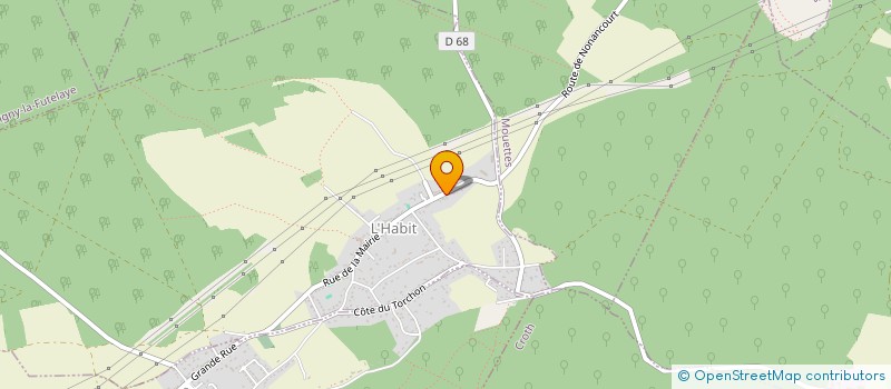 localisation de l'entreprise SCI LA RENAISSANCE  L'HABIT