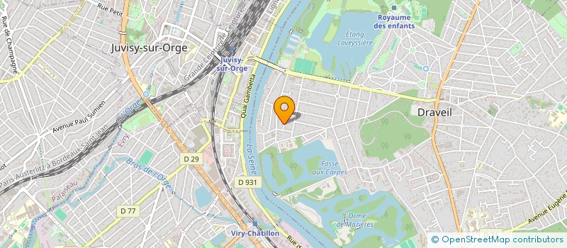 localisation de l'entreprise SCI LA RENAISSANCE à DRAVEIL