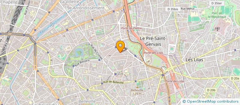 localisation de l'entreprise SCI LA RENAISSANCE  PARIS